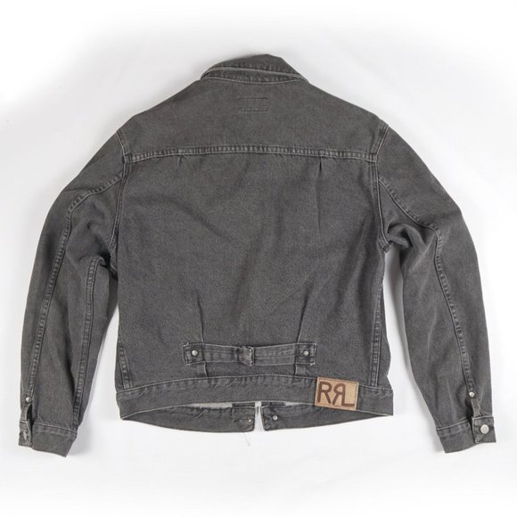 RRL Double RL Trucker Denim Jacket Sz M Made In US - Picture 7 of 10